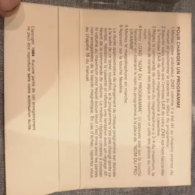 Inlay - Back