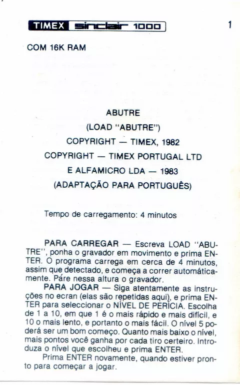 Scanned instructions
