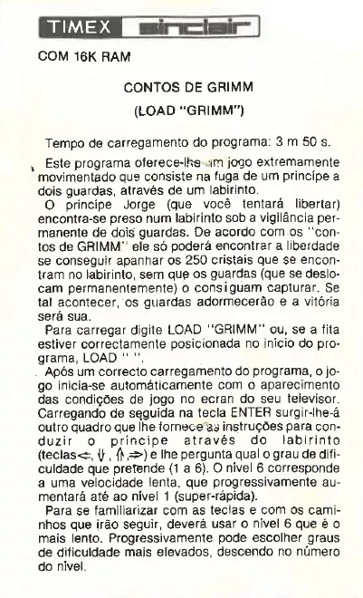 Scanned instructions