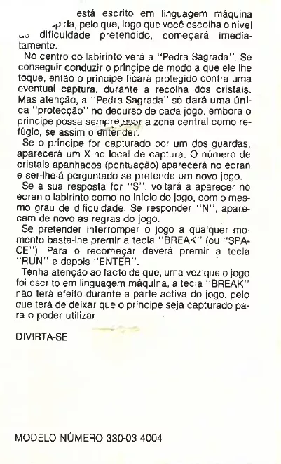 Scanned instructions