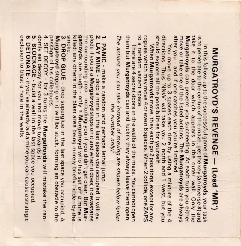 Inlay - Back