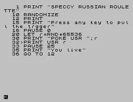 Opening screen
