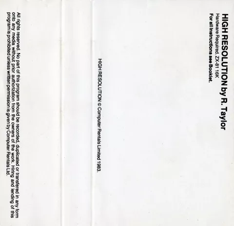 Inlay - Back