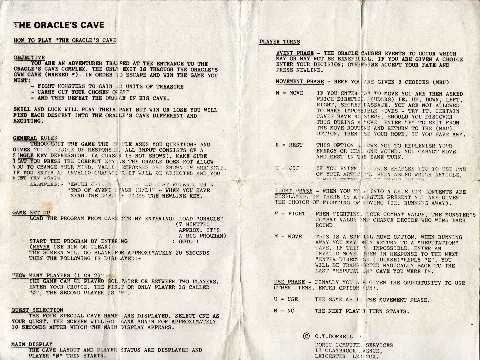 Scanned instructions