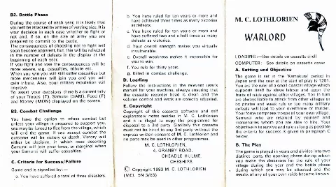 Scanned instructions
