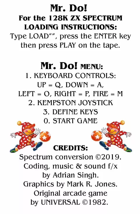 Scanned instructions