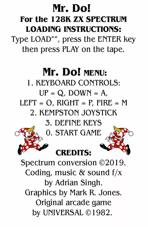 Scanned instructions