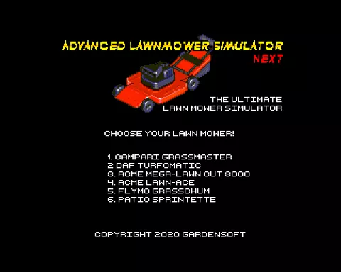 Opening screen
