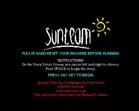 Opening screen
