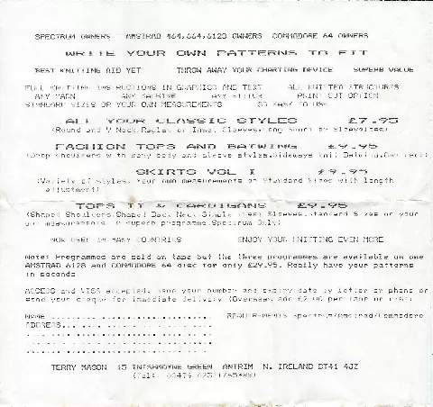 Scanned instructions