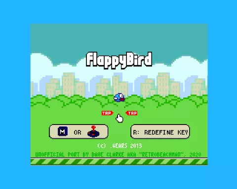 Opening screen