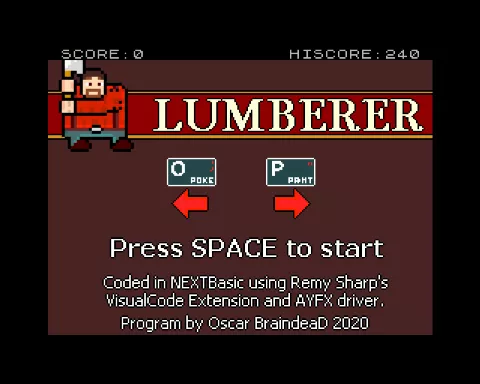 Opening screen
