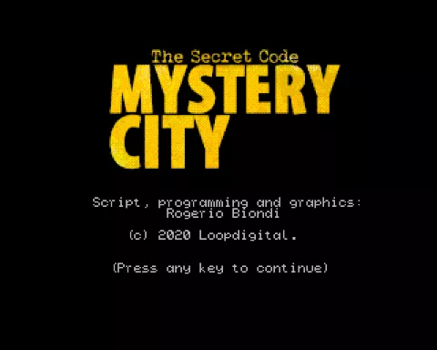 Opening screen