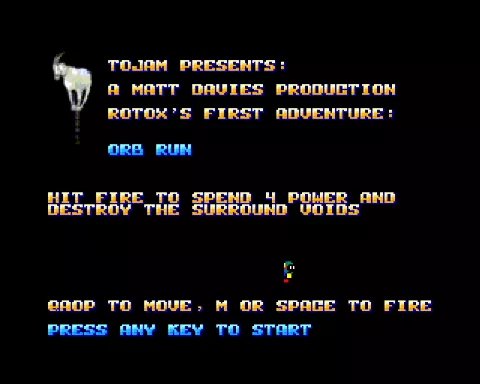 Opening screen