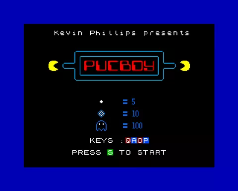 Opening screen