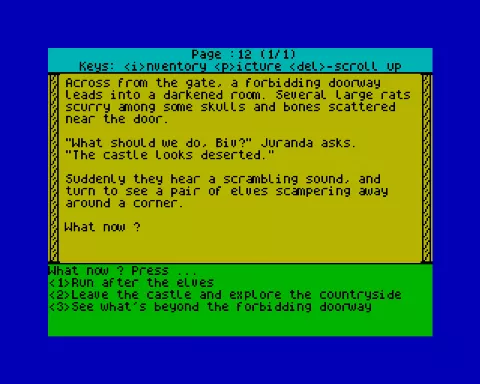 Running screen