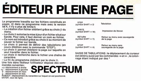 Scanned instructions