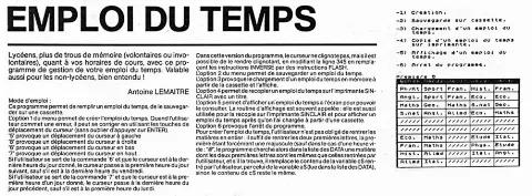 Scanned instructions