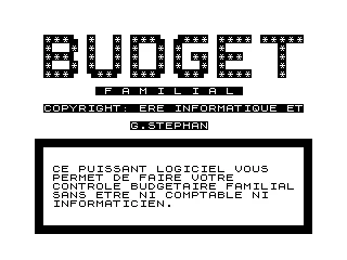 Opening screen