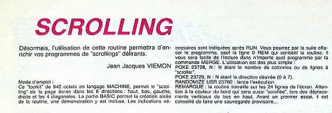 Scanned instructions