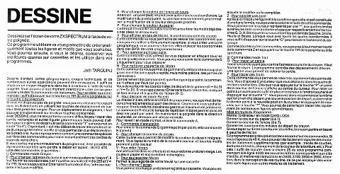 Scanned instructions