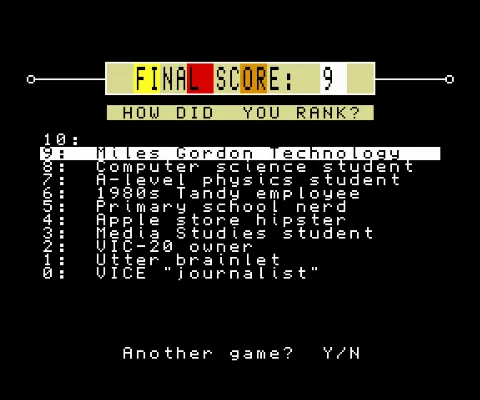 Running screen