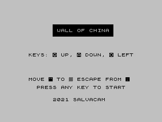 Opening screen