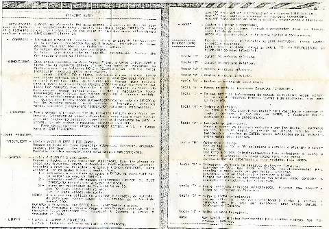 Scanned instructions