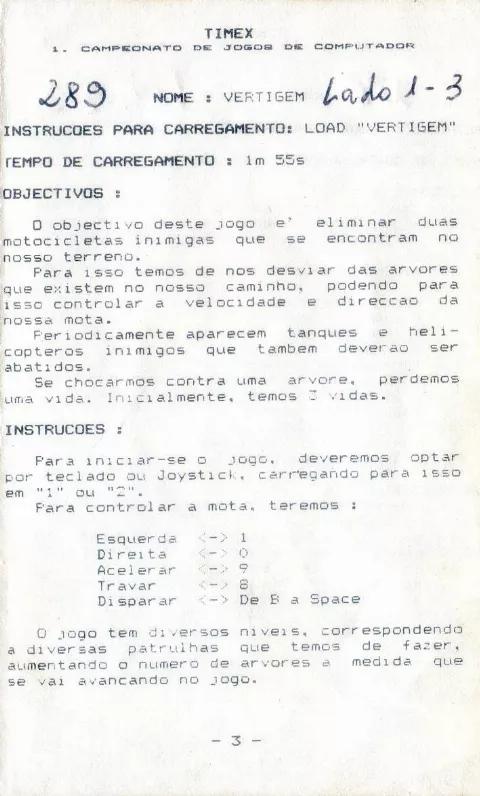 Scanned instructions