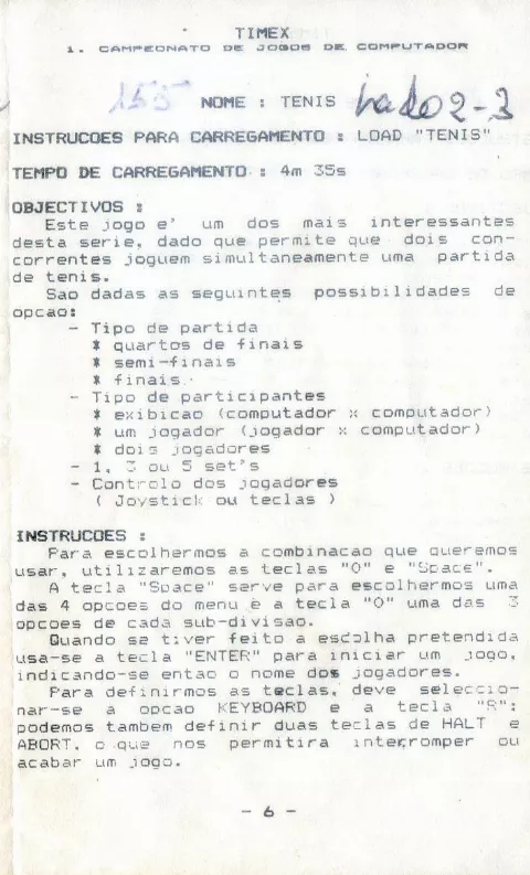 Scanned instructions