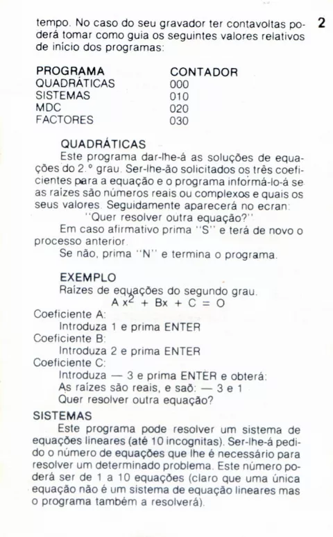 Scanned instructions