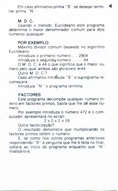 Scanned instructions