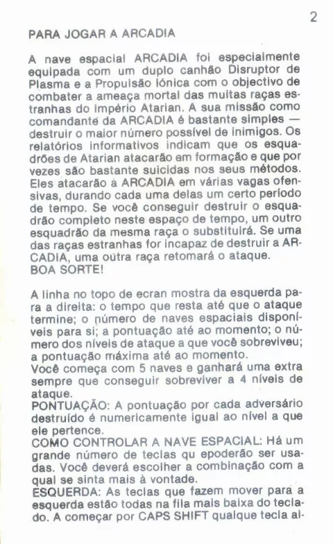 Scanned instructions