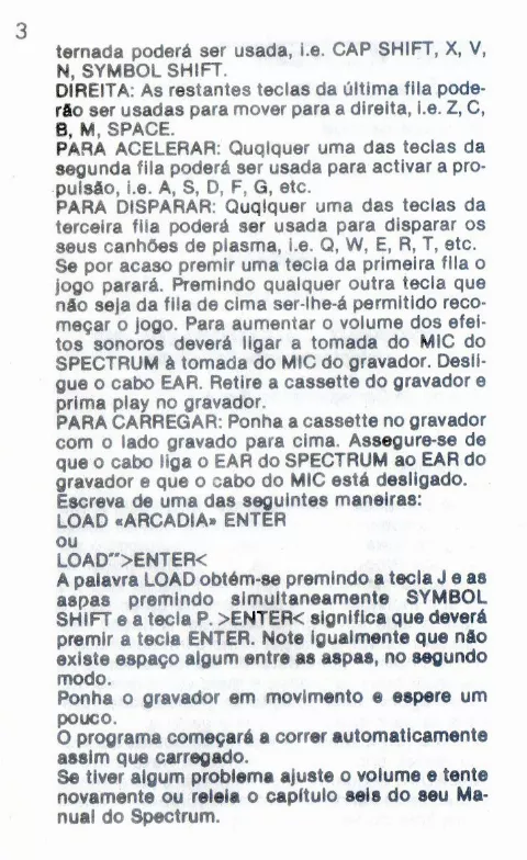 Scanned instructions