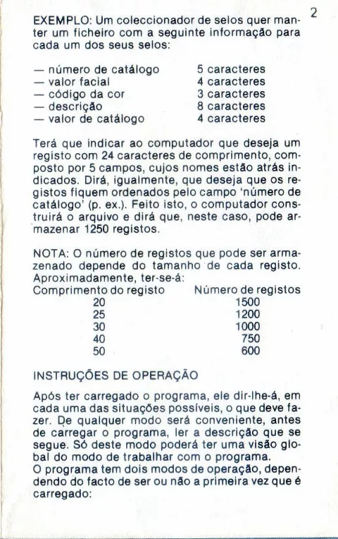 Scanned instructions