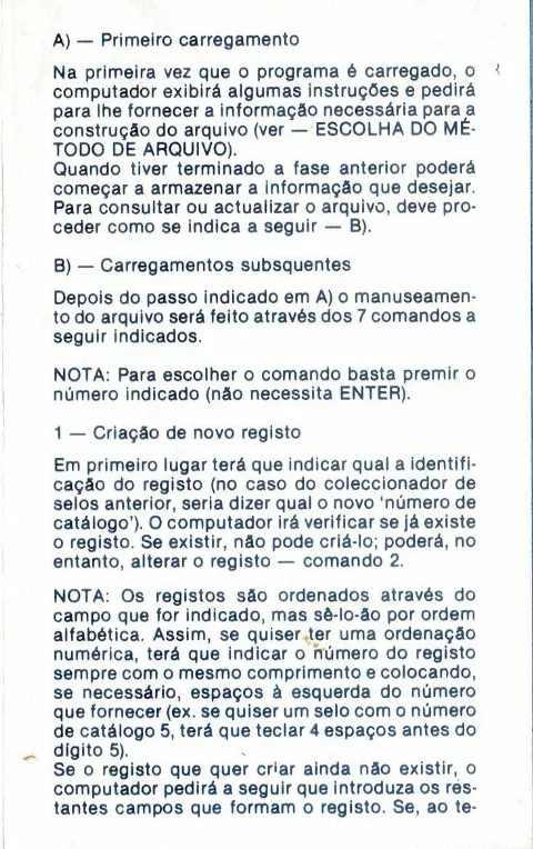 Scanned instructions