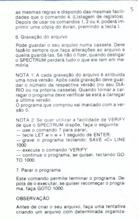 Scanned instructions