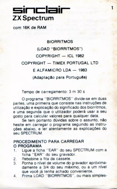 Scanned instructions