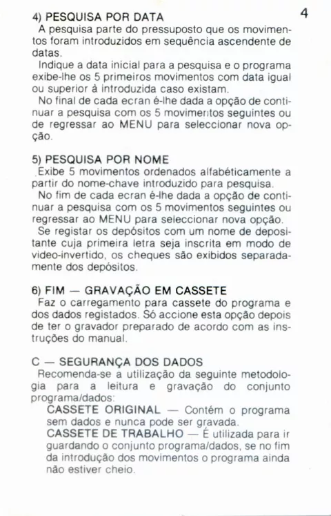 Scanned instructions