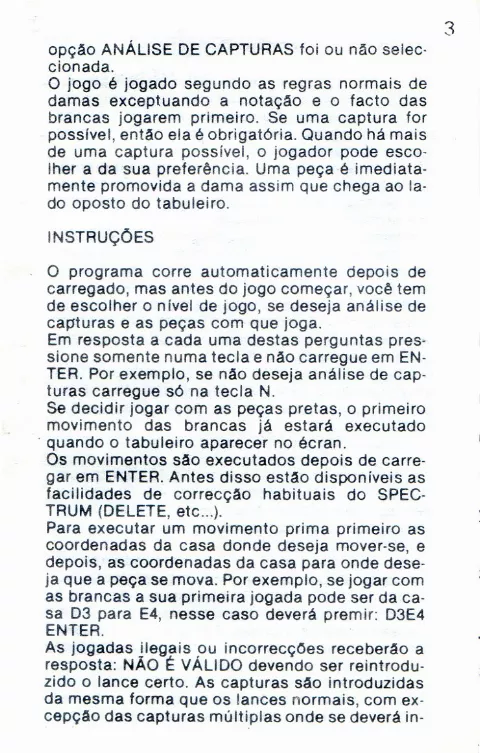 Scanned instructions