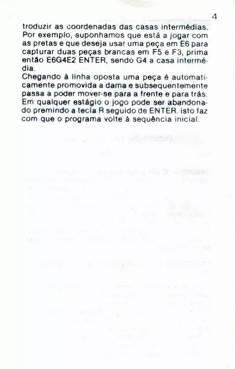 Scanned instructions