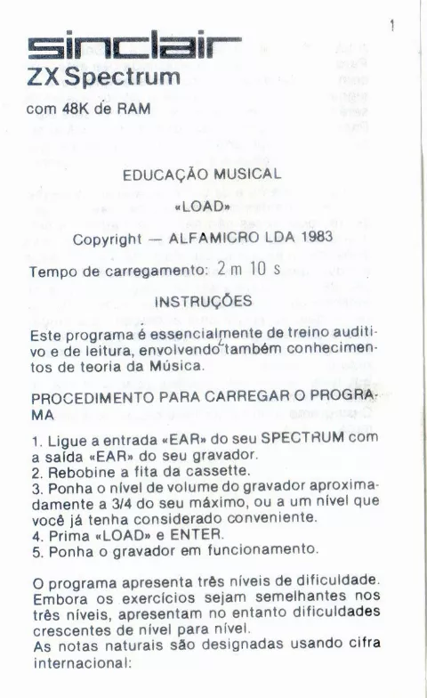 Scanned instructions