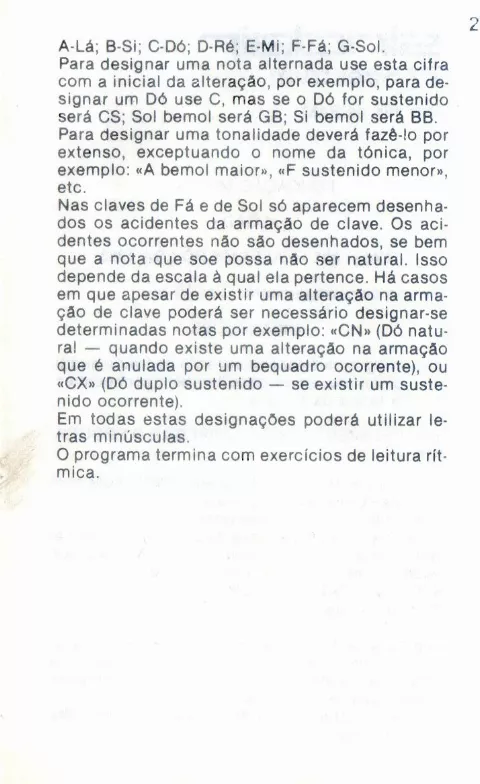 Scanned instructions