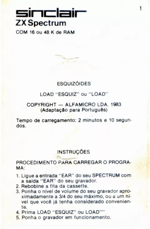 Scanned instructions