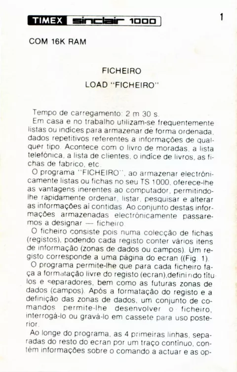 Scanned instructions