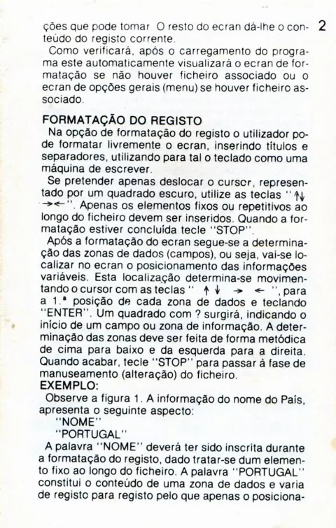 Scanned instructions