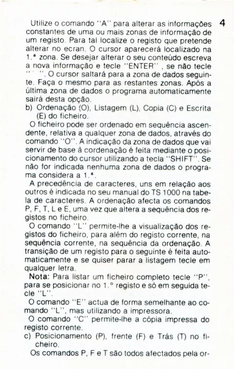 Scanned instructions