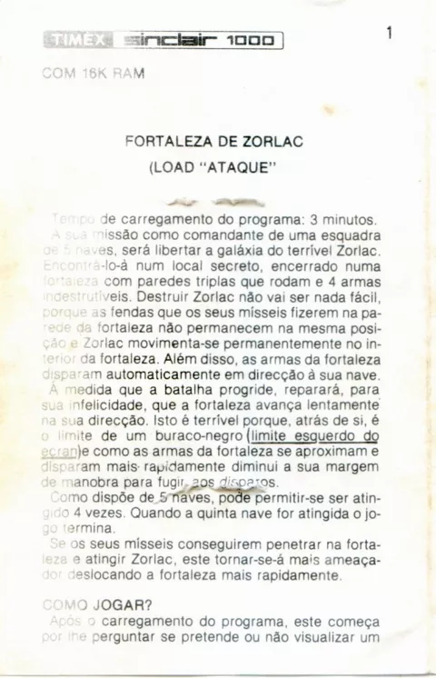 Scanned instructions