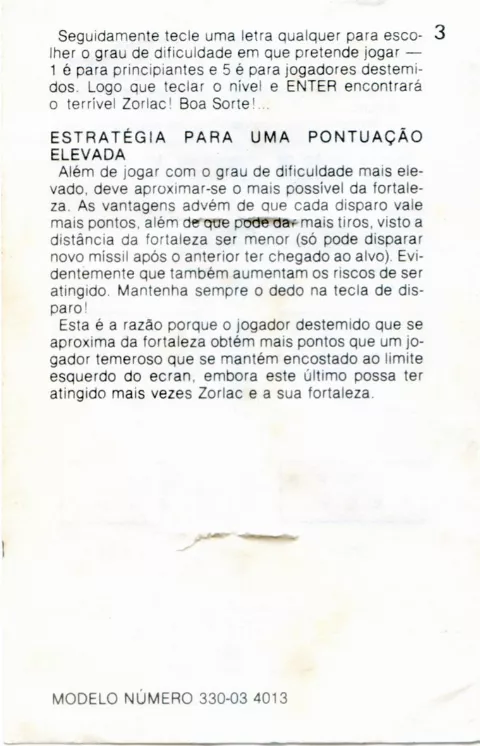 Scanned instructions