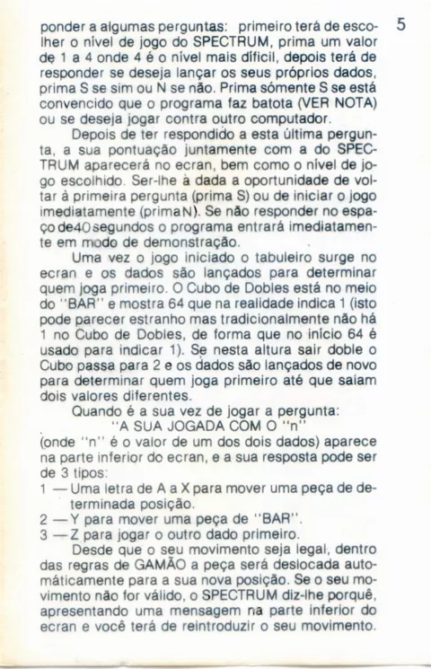 Scanned instructions